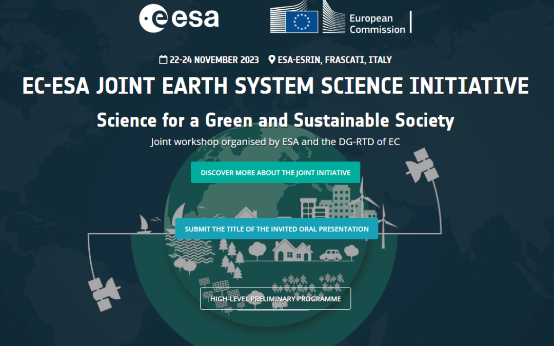 EC-ESA Joint Earth System Science Initiative: Science for a Green and Sustainable Society