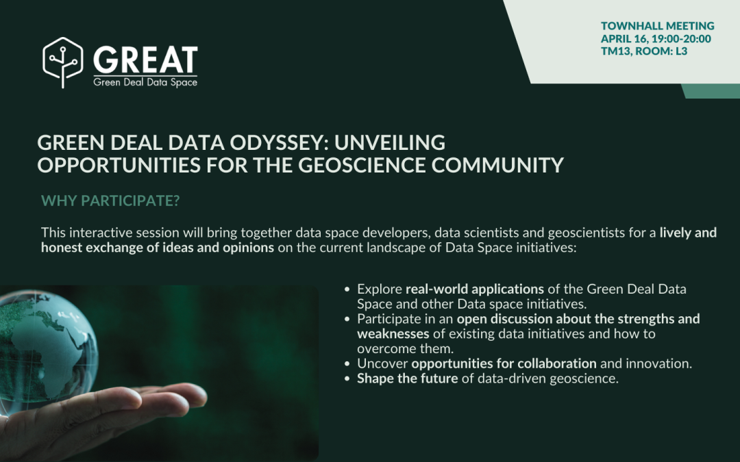 Green Deal Data Odyssey: Unveiling Opportunities for the Geoscience Community
