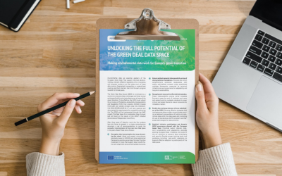 Enhancing environmental data sharing: Policy brief Recommendations on Managing Data in the Green Deal Data Space