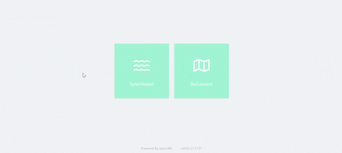 Splashboard usability GIF